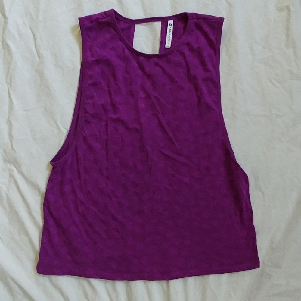 Purple workout muscle tank XL